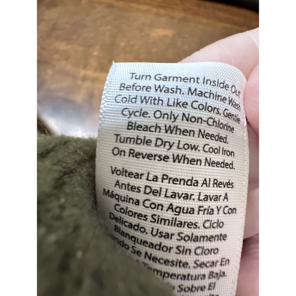 New .. Time and Tru Hooded Sweater - Army Green - L Time and Tru Size: L - Picture 15 of 15